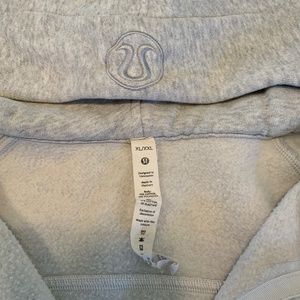 Grey Cotton Hoodie